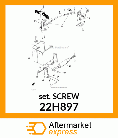 SCREW, SET, HEX SOCKET HEAD 22H897