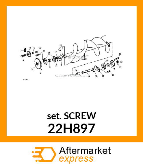 SCREW, SET, HEX SOCKET HEAD 22H897