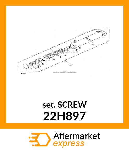 SCREW, SET, HEX SOCKET HEAD 22H897