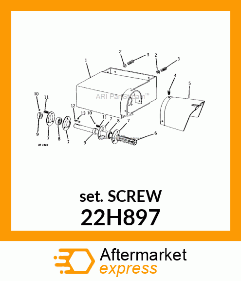 SCREW, SET, HEX SOCKET HEAD 22H897