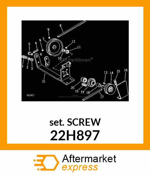 SCREW, SET, HEX SOCKET HEAD 22H897