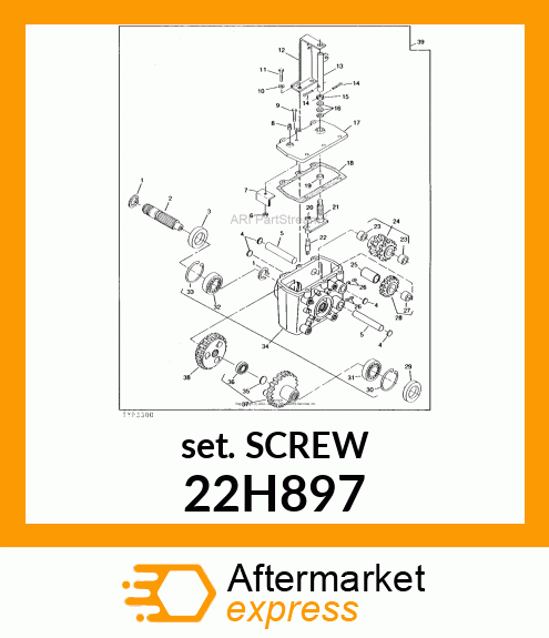 SCREW, SET, HEX SOCKET HEAD 22H897