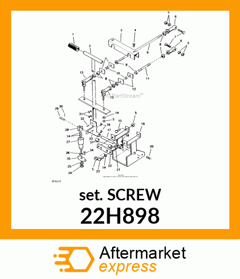 SCREW, SET, HEX SOCKET HEAD 22H898