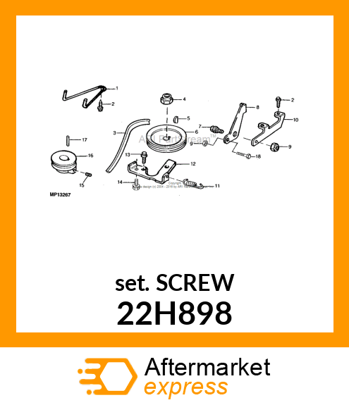 SCREW, SET, HEX SOCKET HEAD 22H898