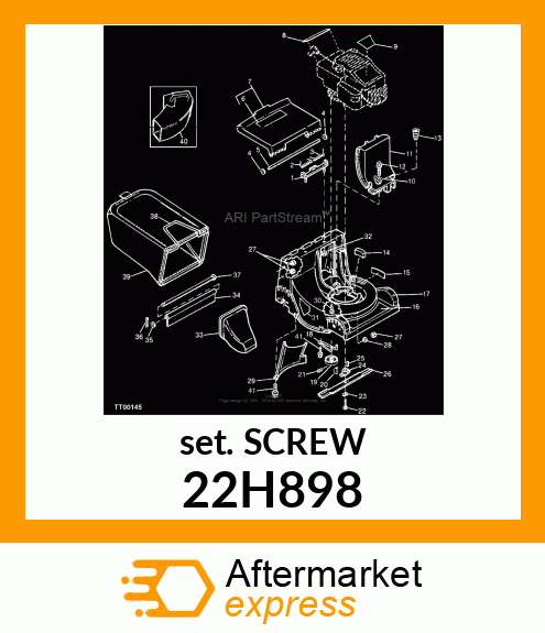 SCREW, SET, HEX SOCKET HEAD 22H898