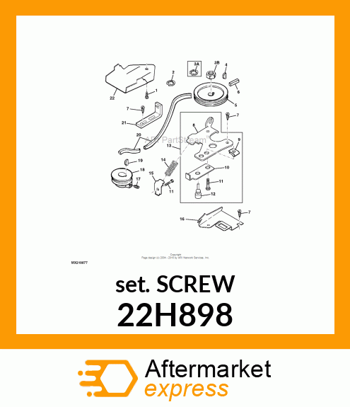 SCREW, SET, HEX SOCKET HEAD 22H898