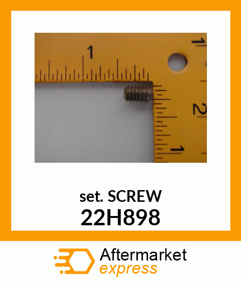 SCREW, SET, HEX SOCKET HEAD 22H898