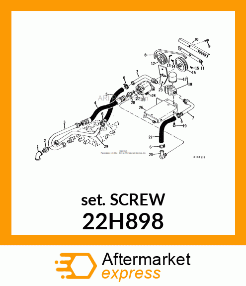 SCREW, SET, HEX SOCKET HEAD 22H898