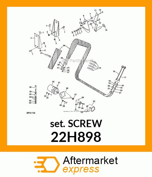 SCREW, SET, HEX SOCKET HEAD 22H898