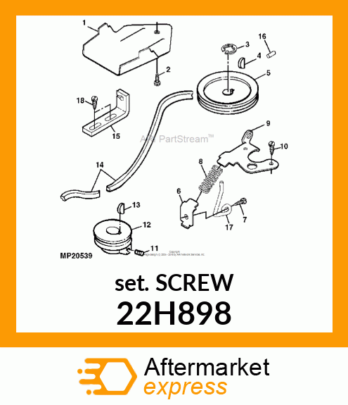 SCREW, SET, HEX SOCKET HEAD 22H898