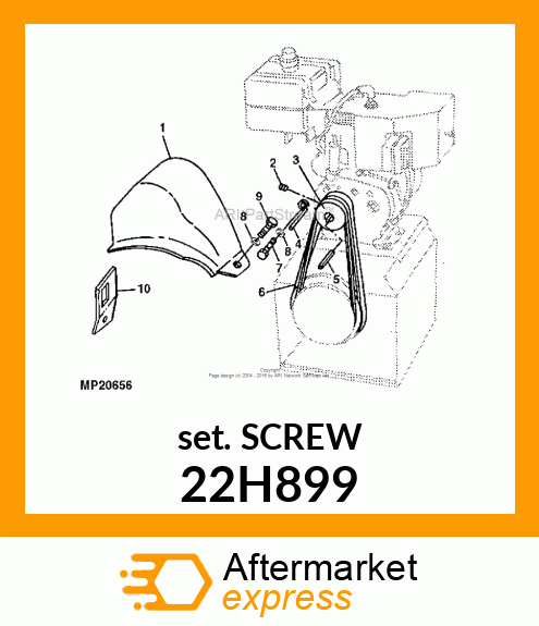 SCREW, SET, HEX SOCKET HEAD 22H899