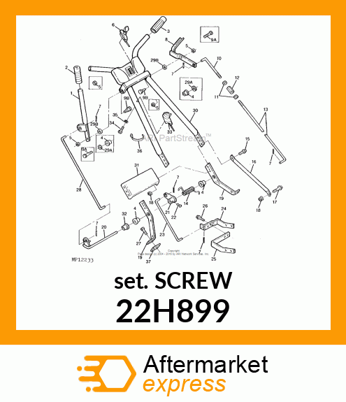 SCREW, SET, HEX SOCKET HEAD 22H899