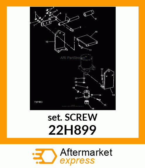 SCREW, SET, HEX SOCKET HEAD 22H899