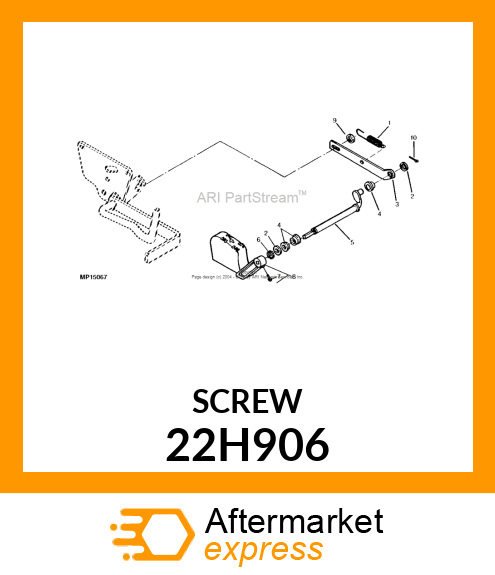 SCREW, SET, SQUARE HEAD 22H906