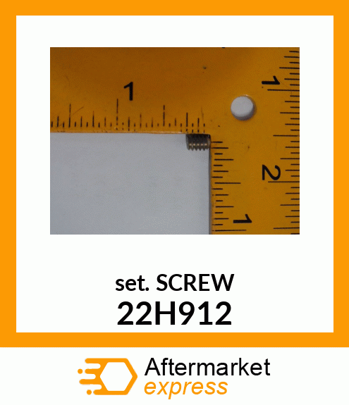 SCREW, SET, HEX SOCKET HEAD 22H912