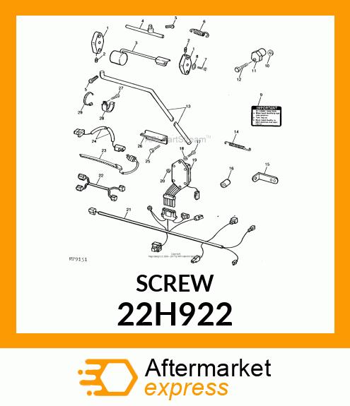 SCREW, SET, HEX SOCKET HEAD 22H922