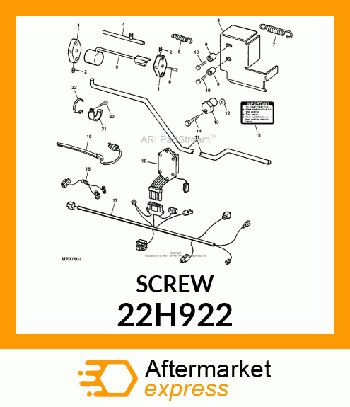 SCREW, SET, HEX SOCKET HEAD 22H922