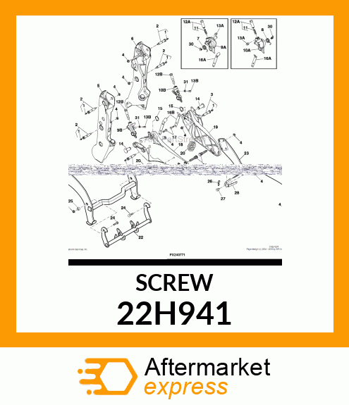 SCREW, SET, SQUARE HEAD 22H941