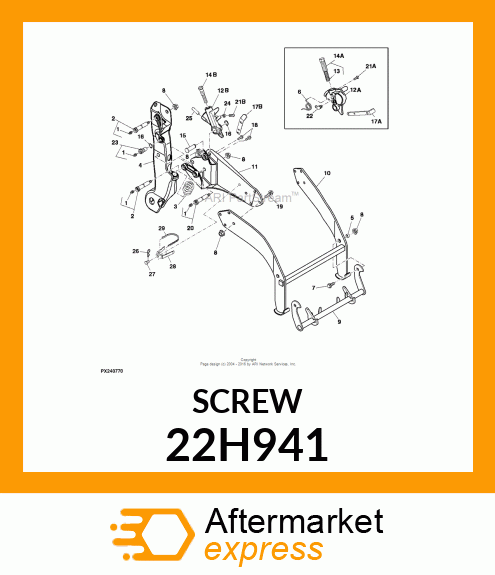 SCREW, SET, SQUARE HEAD 22H941