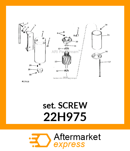 SCREW, SET, HEX SOCKET HEAD 22H975