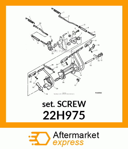 SCREW, SET, HEX SOCKET HEAD 22H975