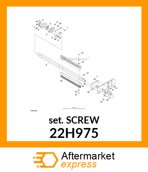 SCREW, SET, HEX SOCKET HEAD 22H975