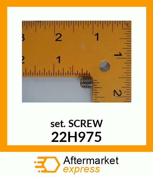 SCREW, SET, HEX SOCKET HEAD 22H975