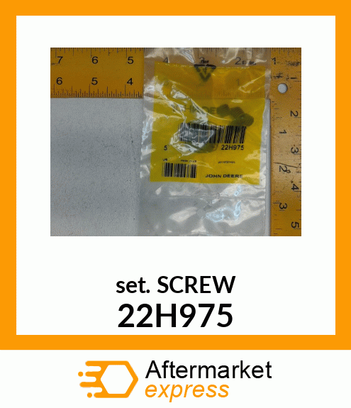 SCREW, SET, HEX SOCKET HEAD 22H975