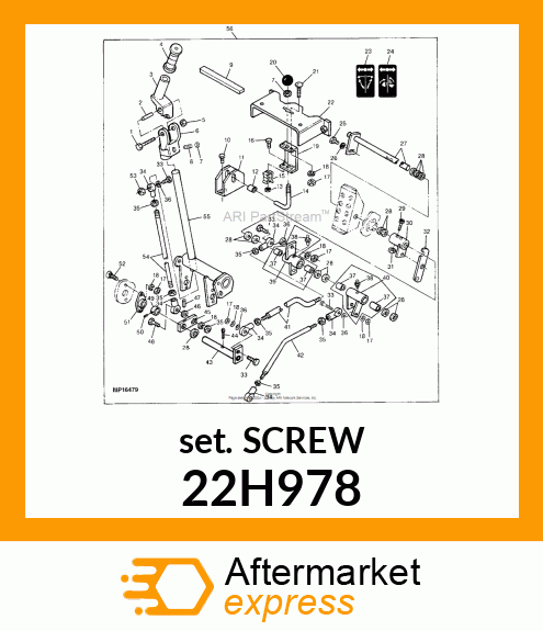 SCREW, SET, HEX SOCKET HEAD 22H978