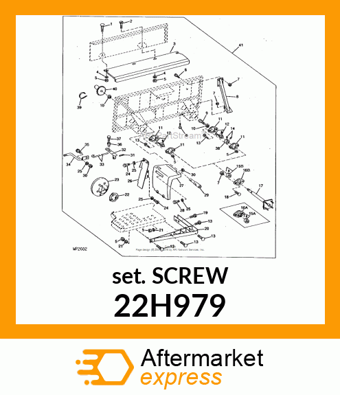 SCREW, SET, HEX SOCKET HEAD 22H979