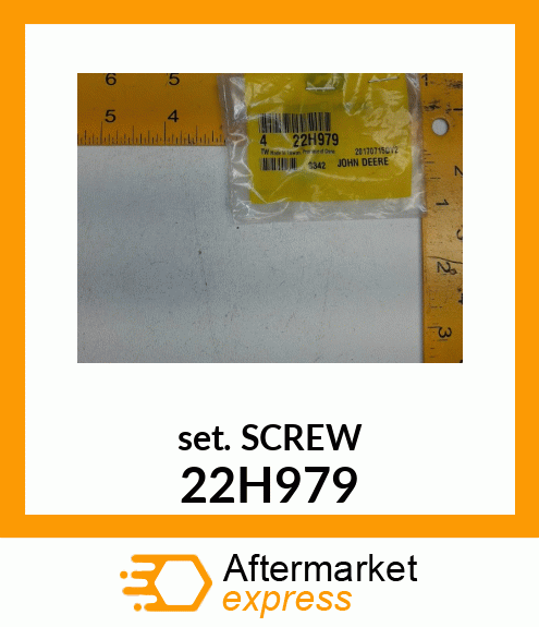 SCREW, SET, HEX SOCKET HEAD 22H979