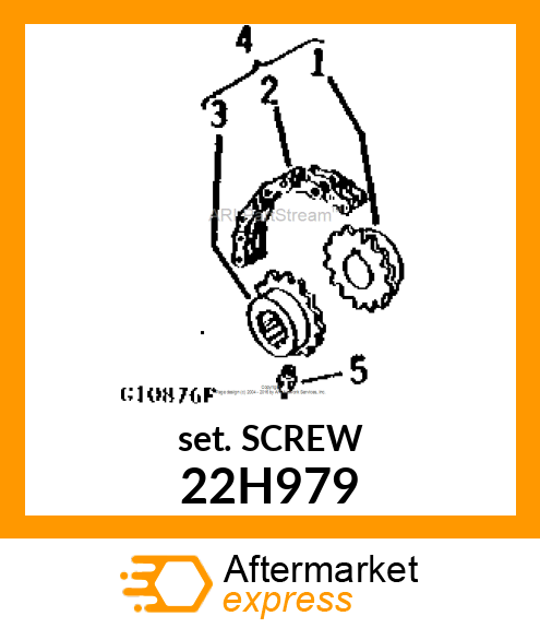 SCREW, SET, HEX SOCKET HEAD 22H979