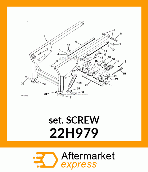 SCREW, SET, HEX SOCKET HEAD 22H979