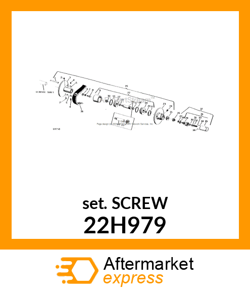 SCREW, SET, HEX SOCKET HEAD 22H979