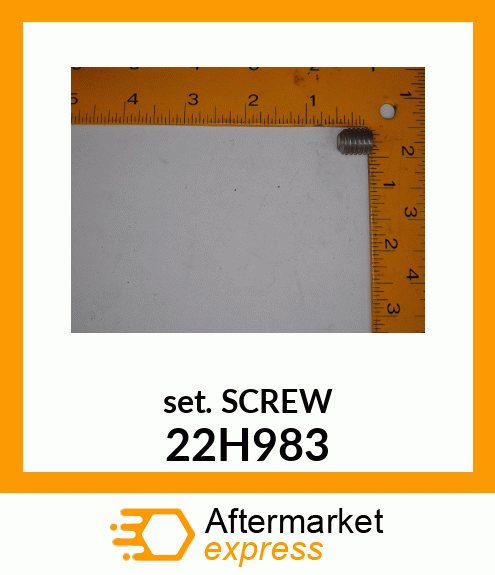 SCREW, SET, HEX SOCKET HEAD 22H983