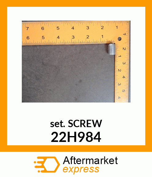 SCREW, SET, HEX SOCKET HEAD 22H984