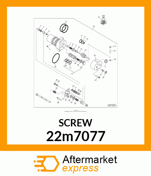 SCREW, SET, METRIC, HEX SKT HDLS 22m7077