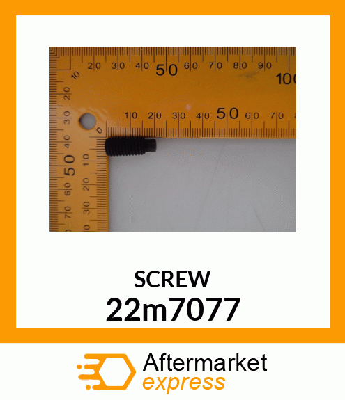 SCREW, SET, METRIC, HEX SKT HDLS 22m7077