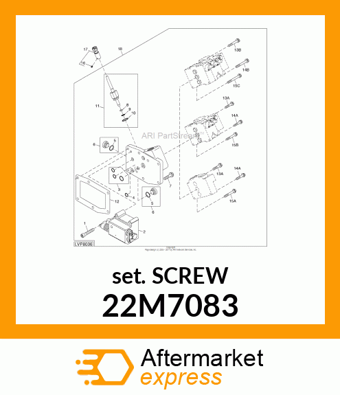 SCREW, SET, METRIC, HEX SKT HDLS 22M7083