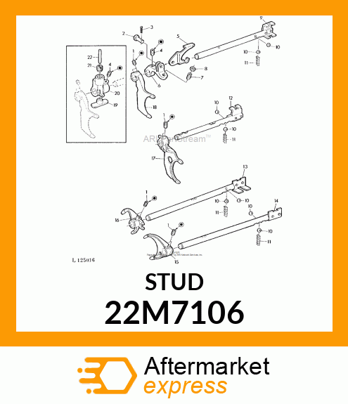 SCREW, SET, METRIC, HEX SKT HDLS 22M7106