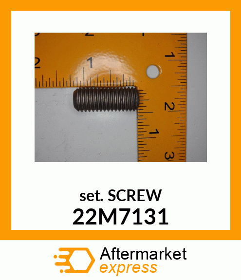 SCREW, SET, METRIC, HEX SKT HDLS 22M7131