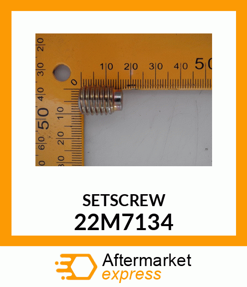 SCREW, SET, METRIC, HEX SKT HDLS 22M7134