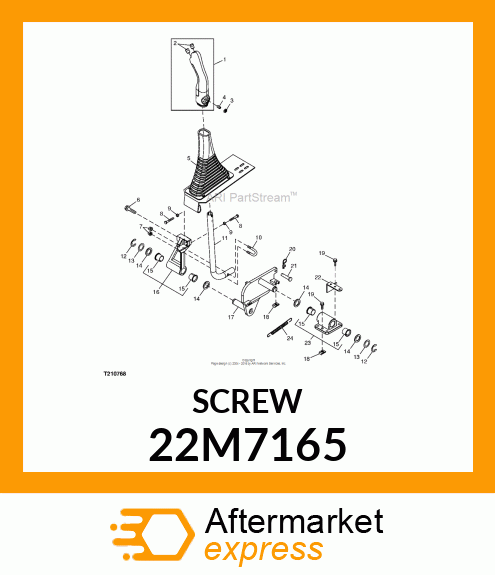 SCREW, SET, METRIC, HEX SKT HDLS 22M7165