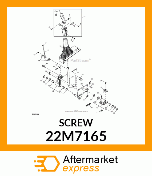 SCREW, SET, METRIC, HEX SKT HDLS 22M7165