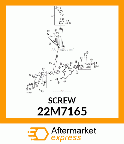 SCREW, SET, METRIC, HEX SKT HDLS 22M7165