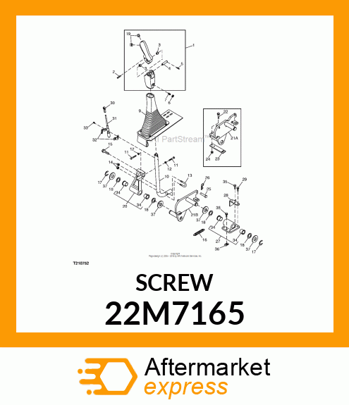 SCREW, SET, METRIC, HEX SKT HDLS 22M7165