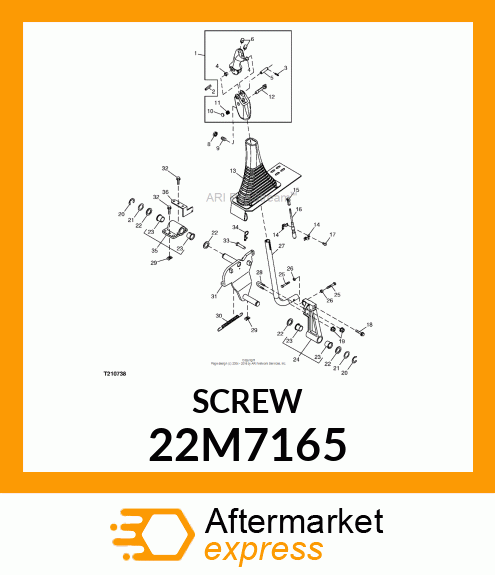 SCREW, SET, METRIC, HEX SKT HDLS 22M7165