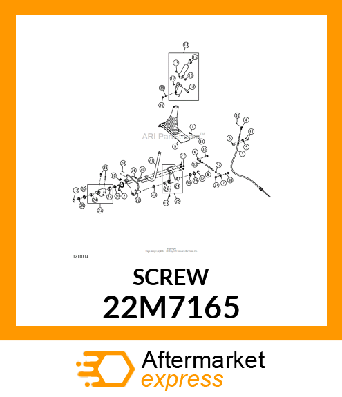 SCREW, SET, METRIC, HEX SKT HDLS 22M7165