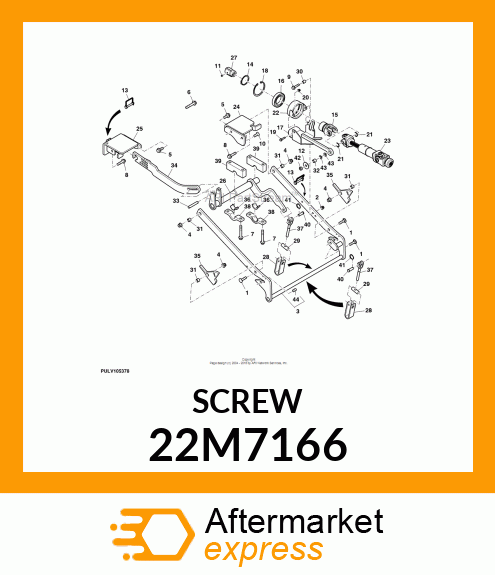 SCREW, SET, METRIC, HEX SKT HDLS 22M7166