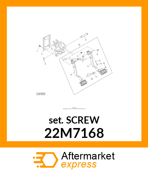 SCREW, SET, M8X30 22M7168